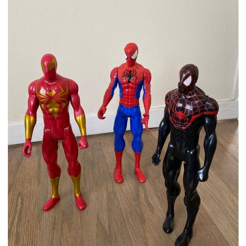Marvel Spiderman Bundle of 3 Action Figures